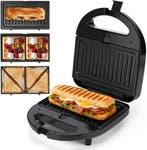 Tosti apparaat - Tosti ijzer - Contactgrill - Grill apparaat, Verzenden, Zo goed als nieuw