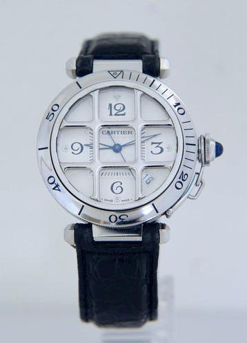 Cartier - Pasha Automatic Grid - W31040H3 - Heren -, Nieuw