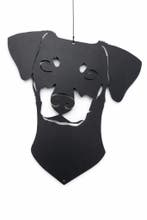 Wanddecoratie hond Duitse Pinscher metaal 38cm, Tuin en Terras, Verzenden, Nieuw