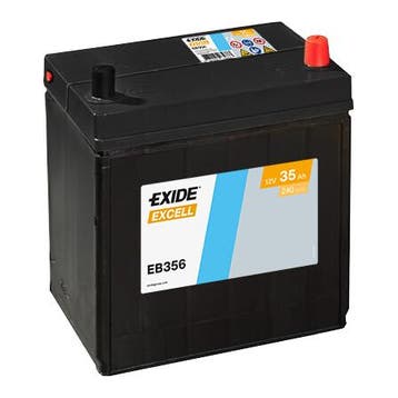 Exide Excell accu | EB356 | 12V 35Ah, Ophalen of Verzenden, Nieuw