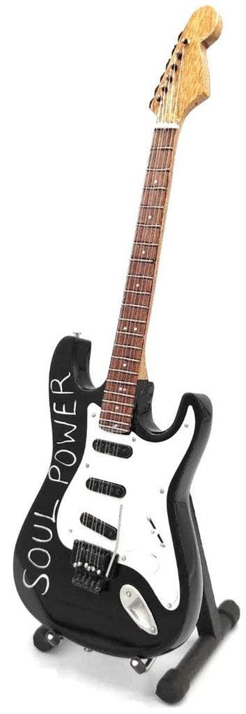 Miniatuur replica Fender gitaar Morello Rage Against Machine, Verzenden, Nieuw, Pop, Beeldje of Miniatuur