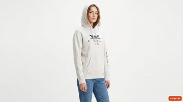 Levis Hoodies Dames maat M Grijs Vintage, Kleding | Dames, Ophalen of Verzenden, Nieuw