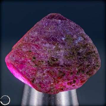 Natuurlijke zeldzame Padparadscha-saffier – Ruw kristal met