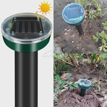 Solar Ongedierteverjager Sonic Ultrasoon - Mollen, Muizen &