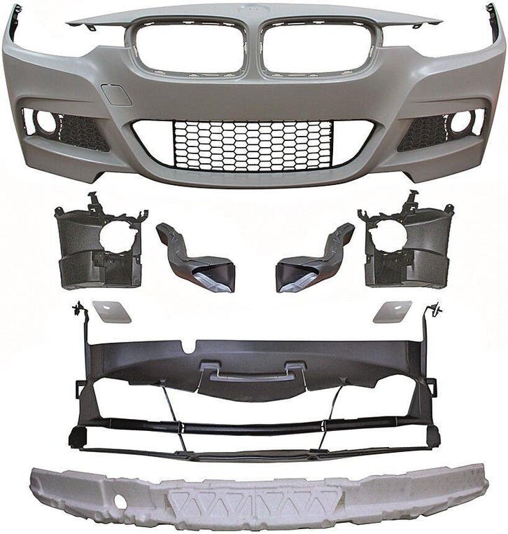 M-Pakket Sportlook Voorbumper Zonder PDC BMW F30 F31 B1905, Auto-onderdelen, Carrosserie en Plaatwerk, Nieuw, BMW, Voor, Bumper
