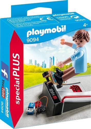 Playmobil SpecialPLUS Skateboarder met Ramp - 9094 (Nieuw), Kinderen en Baby's, Speelgoed | Playmobil, Nieuw, Verzenden
