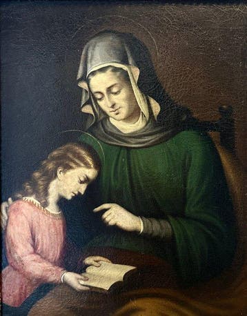 Italiaanse school (XVIII) - SantAnna con la Vergine