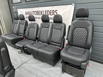 Stoel en bank voor VW Crafter MAN met zwart leder vanaf 2018, Auto-onderdelen, Ophalen, Nieuw, Volkswagen