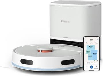 Philips XU2100/20 Robotstofzuiger met leegstation Philips, Witgoed en Apparatuur, Stofzuigers, Ophalen of Verzenden, Zo goed als nieuw