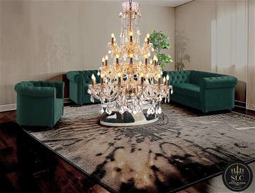 SLC Illumina - MG - Kroonluchter - Kristal - Imperial 30Luci, Antiek en Kunst