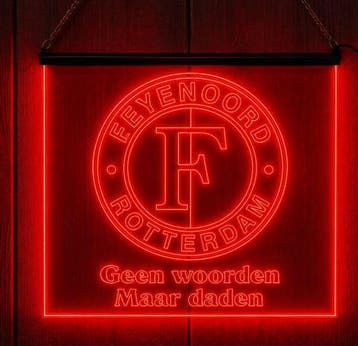 Led bord Feyenoord, Verzamelen, Ophalen of Verzenden, Nieuw, Reclamebord