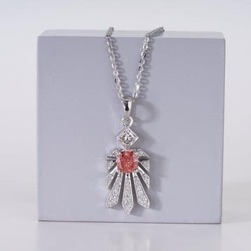Hanger - 14 karaat Witgoud - 2.02ct. tw. Diamant (Lab-grown)