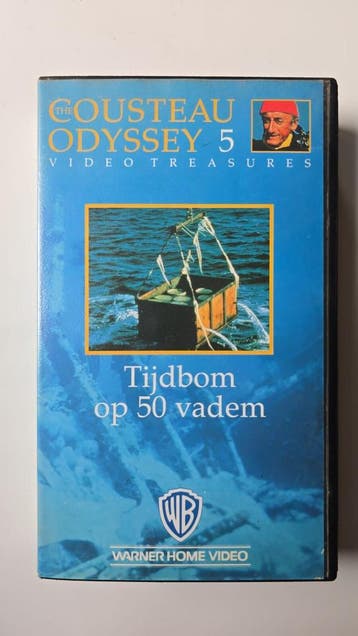 THE COUSTEAU ODYSSEY 5 TIME BOMB AT FIFTY FATHOMS (VHS), Verzenden, Gebruikt