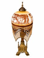 Tafellamp - Opaline glas - Signed Vianne, Antiek en Kunst
