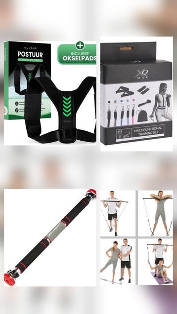 Gym stick, pullbar, expanders, rugbrace, Ophalen of Verzenden, Nieuw, Overige typen