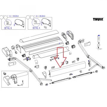 Thule Lead Rail 9200 4.00, Ophalen of Verzenden, Nieuw, Thule