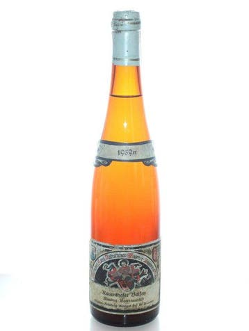 1959 Rauenthaler Baiken Riesling Beerenauslese - Weingut, Verzamelen, Nieuw