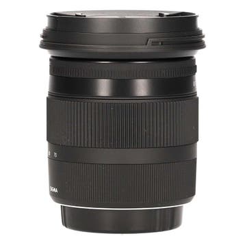 Sigma 17-70mm F/2.8-4 DC OS HSM (Canon) met garantie, Gebruikt, Sigma, Ophalen of Verzenden, Standaardlens