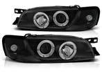 Koplampen Subaru Impreza 93-00 Angel Eyes zwart, Ophalen of Verzenden, Nieuw