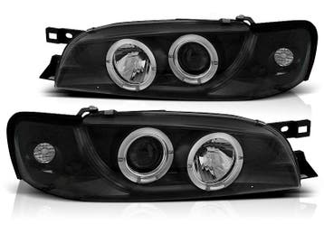 Koplampen Subaru Impreza 93-00 Angel Eyes zwart, Ophalen of Verzenden, Nieuw