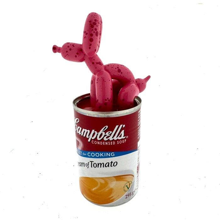 Koen Betjes (1992) - Pooping Balloon Dog x Campbell’s Soup, Antiek en Kunst, Kunst | Designobjecten