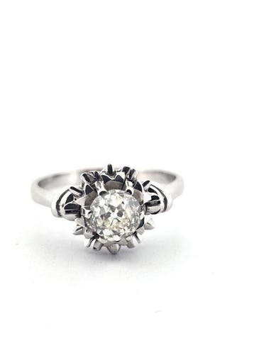 Ring - 18 karaat Witgoud - 0.80ct. tw. Diamant (Natuurlijk), Nieuw