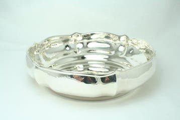 Kom - .800 zilver - Zilveren kom, Antiek en Kunst