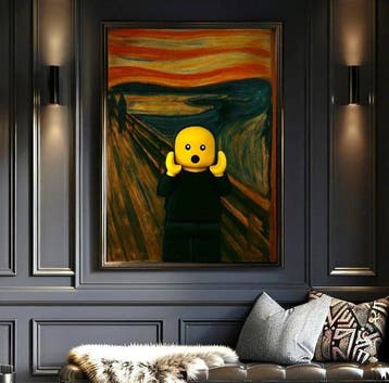I_KONIQ - The Lego Scream in Munch Style, Nieuw