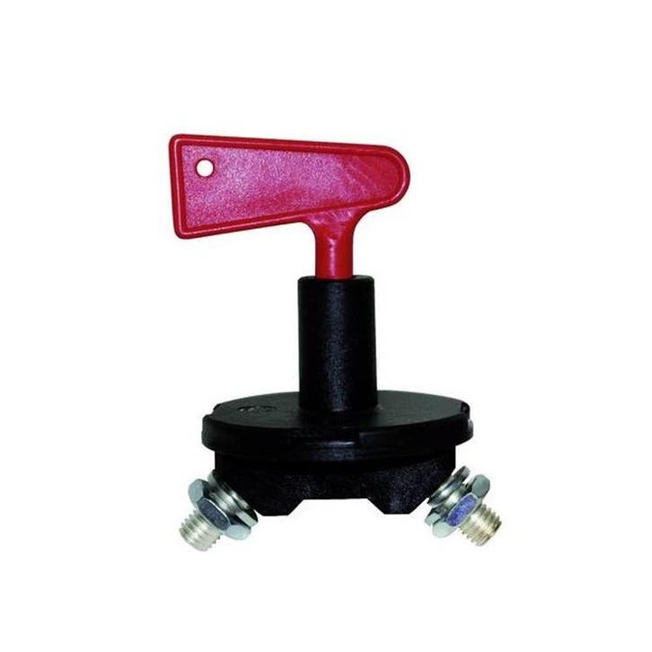 Accu Hoofdschakelaar Schuine Uitloop 12/24V, Caravans en Kamperen, Camper-accessoires, Nieuw, Ophalen of Verzenden