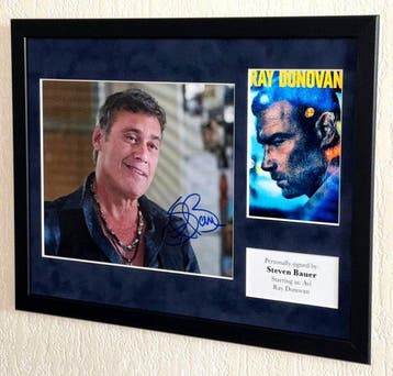 Ray Donovan - Steven Bauer (Avi) Premium Framed, signed +, Nieuw