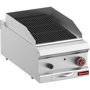 Diamond Lavasteengrill | OPTIMA 700 | Gas | Gietijzer Opperv, Ophalen of Verzenden, Nieuw in verpakking