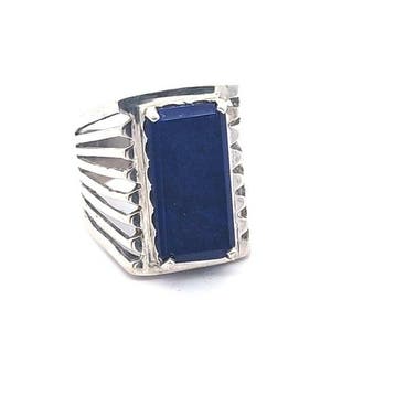 Lapis lazuli - Zilver - Ring