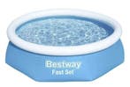 Bestway Fast Set Zwembad 244x61cm | Retourdeal 43% Korting, Minder dan 80 cm, Opblaaszwembad, Rond, Nieuw