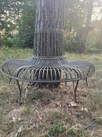 Tuinbank - Metaal - Boombank -Bronzen patina