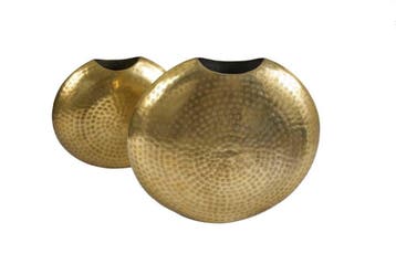Elegante vazen set van 2 ORIENTAL 44cm goud in, Huis en Inrichting, Woonaccessoires | Vazen, Ophalen of Verzenden, Nieuw