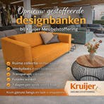 Designbanken opnieuw gestoffeerd, Ophalen of Verzenden, Zo goed als nieuw