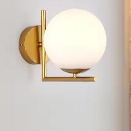 Nordic Glazen Wandlamp – Minimalistische LED Sfeerverlichtin, Verzenden, Nieuw