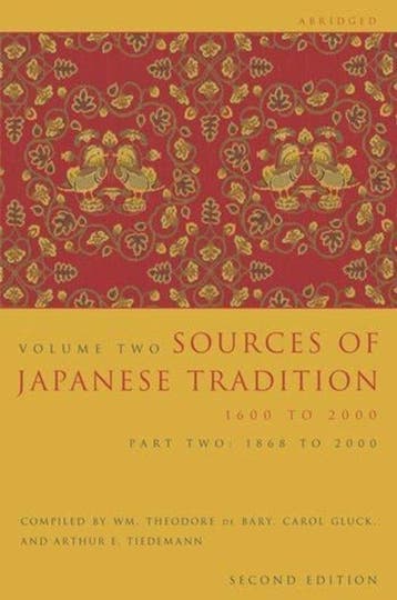 Boek Sources Of Japanese Tradition V2 Pt2 9780231139199, Verzenden, Nieuw