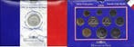 Série complète France Frankreich 10 Munzen 1999 ( franken., Verzenden