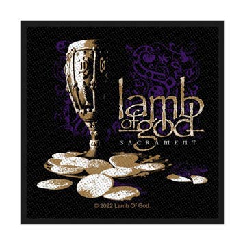 Lamb of God - Sacrament - patch officiële merchandise, Verzamelen, Ophalen of Verzenden, Nieuw, Kleding