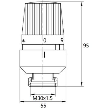Riko Thermostatische Radiatorventiel - 1/2x15mm - Haaks -, Ophalen of Verzenden, Nieuw