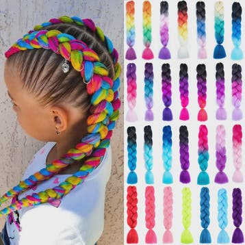 24 Inch Jumbo Braids Haarverlenging - Synthetisch Vlechtkaps, Verzenden, Nieuw