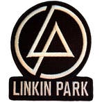 Linkin Park Concentric Text Logo ZwartPatch off. merchandise, Verzamelen, Ophalen of Verzenden, Nieuw, Kleding