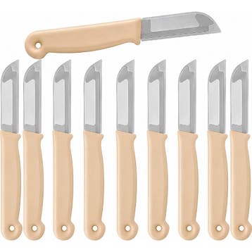 Solingen Schilmesje – RVS Glad – 16 cm met Blade Cover, Ophalen of Verzenden, Nieuw, Rvs of Chroom