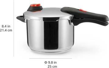 Amazon Basics Snelkookpan van Roestvrij Staal - met Stoom..., Verzenden, Nieuw