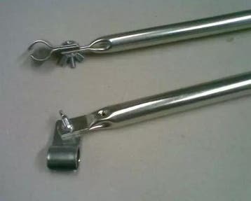 Berger Verandastang Staal 200-280cm - Zilver, Ophalen of Verzenden, Nieuw