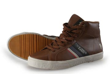 Polo Ralph Lauren Hoge sneakers in maat 43 Bruin, Kleding | Heren, Schoenen, Bruin, Verzenden, Polo Ralph Lauren, Sneakers of Gympen
