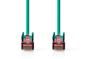 Nedis Netwerkkabel S/FTP CAT6 kabel - 2 meter (Groen), Ophalen of Verzenden, Nieuw