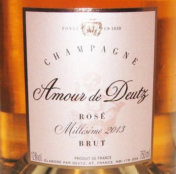 2013 Deutz, Amour de Deutz - Champagne Rosé - 1 Fles (0,75, Nieuw