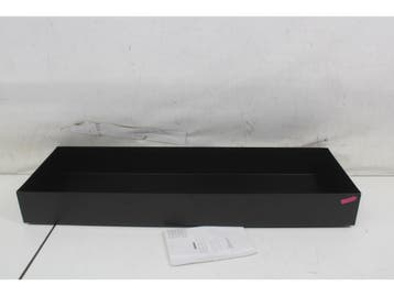 Looox Colour BoX - Inbouwnis - 90x30x10cm - RVS Zwart mat, Verzenden, Zo goed als nieuw
